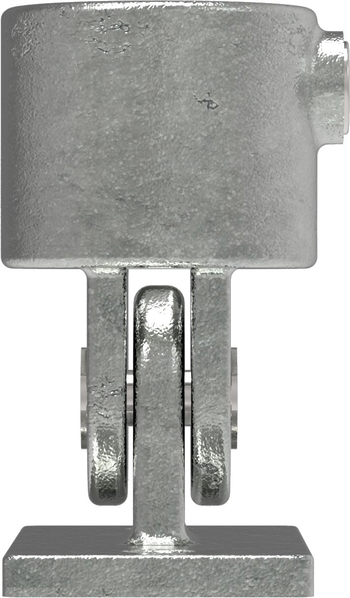 Rohrverbinder | Gelenkfuß | 169A27 | 26,9 mm | 3/4" | Feuerverzinkt u. Elektrogalvanisiert