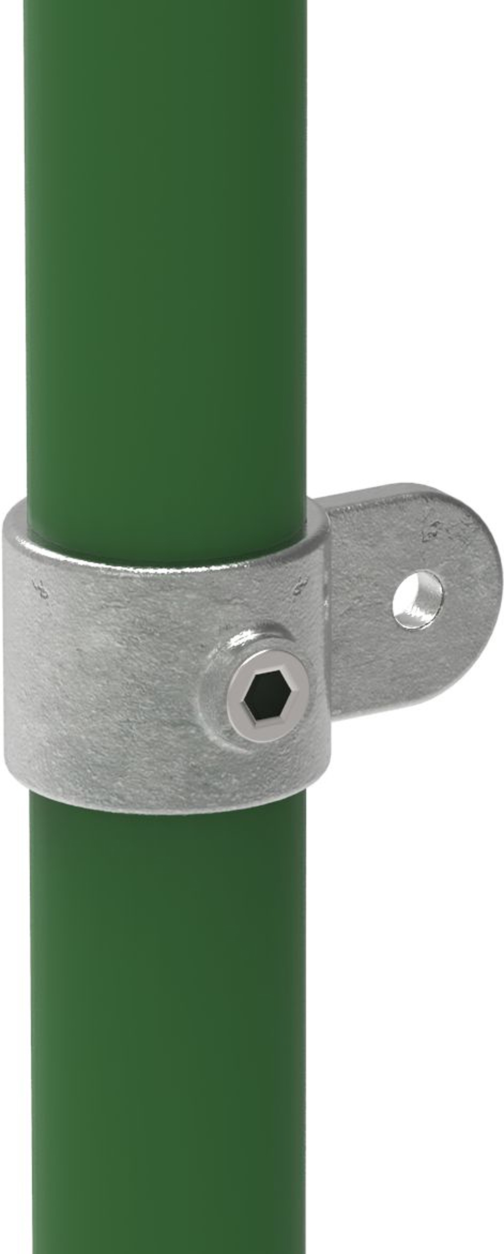 Rohrverbinder | Gelenkauge einfach | 173ME60 | 60,3 mm | 2" | Feuerverzinkt u. Elektrogalvanisiert