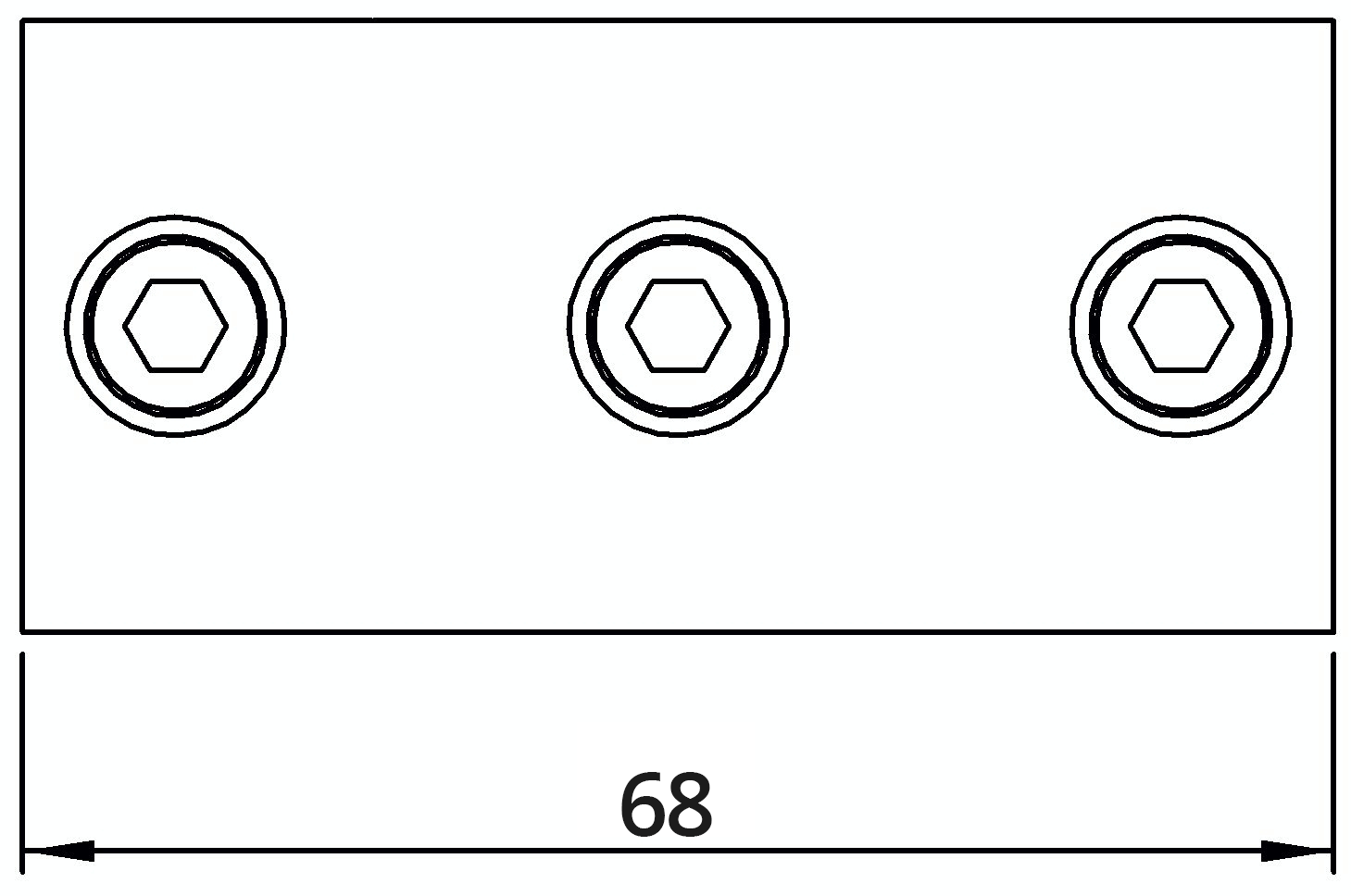 Rohrverbinder | T-Stück für Stützrohr | 176D48 | 48,3 mm | 1 1/2" | Feuerverzinkt u. Elektrogalvanisiert