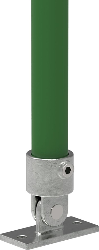 Rohrverbinder | Gelenkfuß | 169D48 | 48,3 mm | 1 1/2" | Feuerverzinkt u. Elektrogalvanisiert