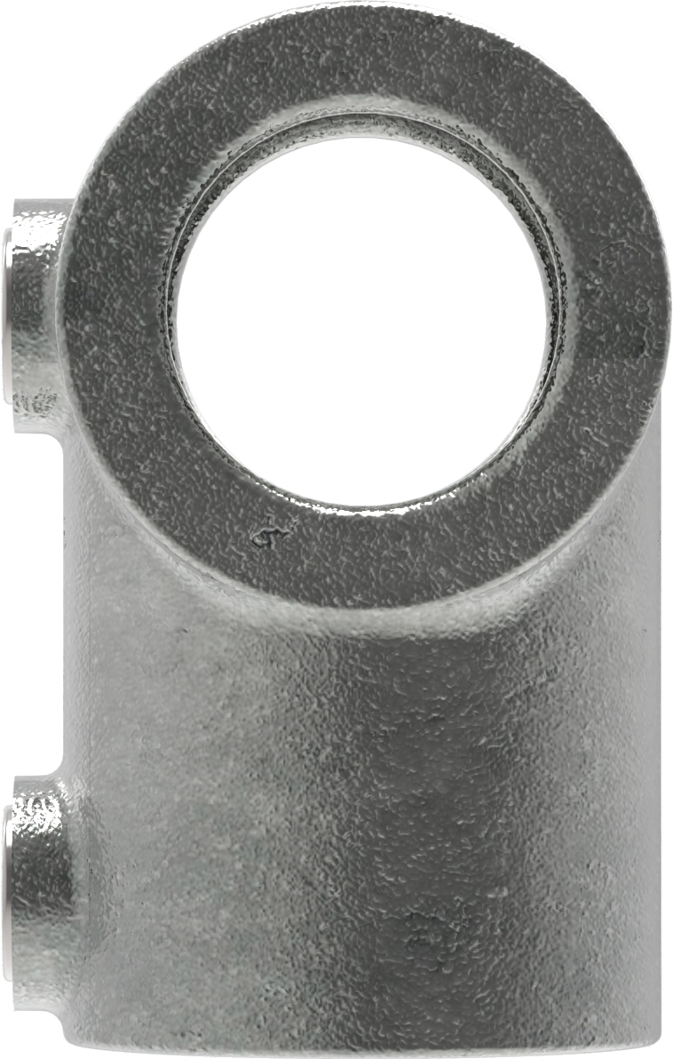 Rohrverbinder | T-Stück kurz | 101E60/D48 | 60,3 mm; 48,3 mm | 2"; 1 1/2" | Feuerverzinkt u. Elektrogalvanisiert