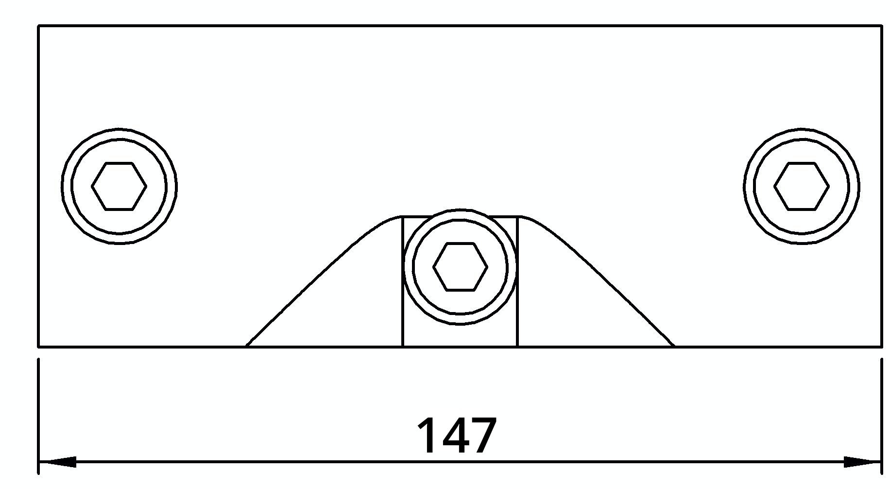 Rohrverbinder | T-Stück 30-45° | 127C42 | 42,4 mm | 1 1/4" | Feuerverzinkt u. Elektrogalvanisiert