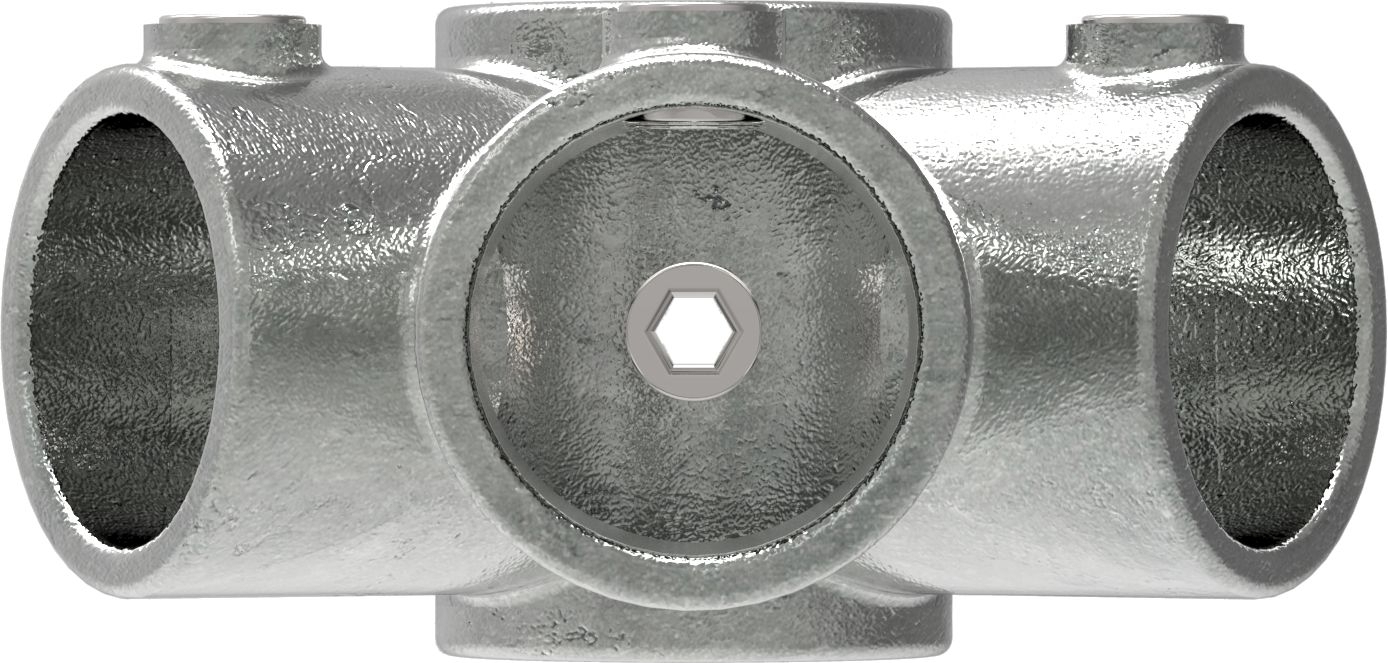 Rohrverbinder | Firststück 27,5° | 191A27 | 26,9 mm | 3/4" | Feuerverzinkt u. Elektrogalvanisiert