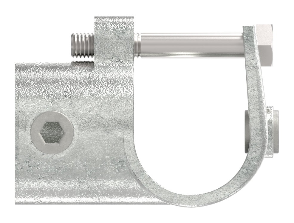 Rohrverbinder | T-Stück offen | 135D48 | 48,3 mm | 1 1/2" | Feuerverzinkt u. Elektrogalvanisiert