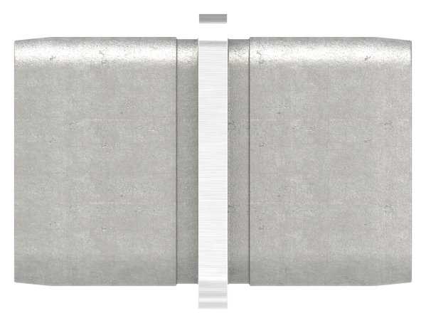 Verbindungsstück für Rohr 40x40x3mm, V4A