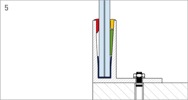 Alu-Profil | KOMPAKT | Länge: 6000 mm | seitliche Montage | Aluminium