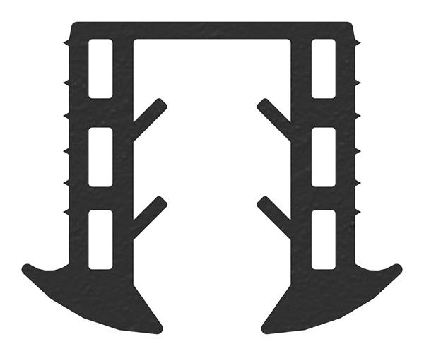 Keildichtung Glas 8,00 - 10,76mm, für Nut 24x24mm