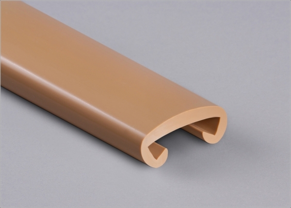 Kunststoffhandlauf für 40 x 8mm, sandbeige
 25 Meter