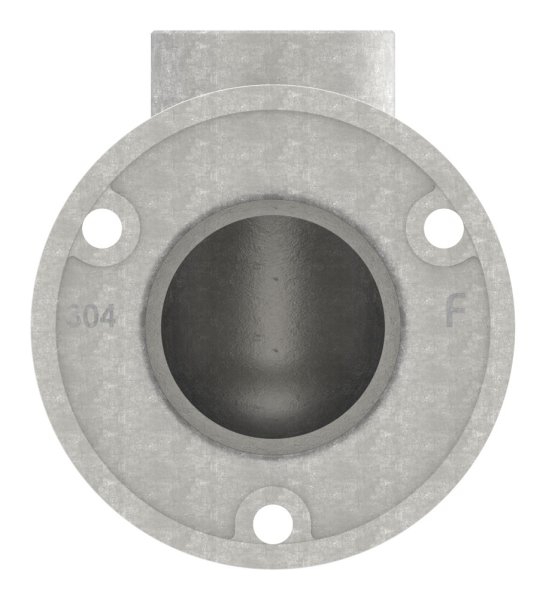 Wandhalterung 90° kurz, für Rundrohr Ø 42,4x2,0 mm V2A