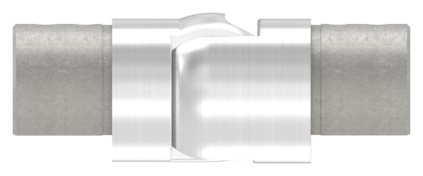 Verbinder flexibel | aufwärts 25-55° | für Nutrohr Ø 48,3 mm | V2A