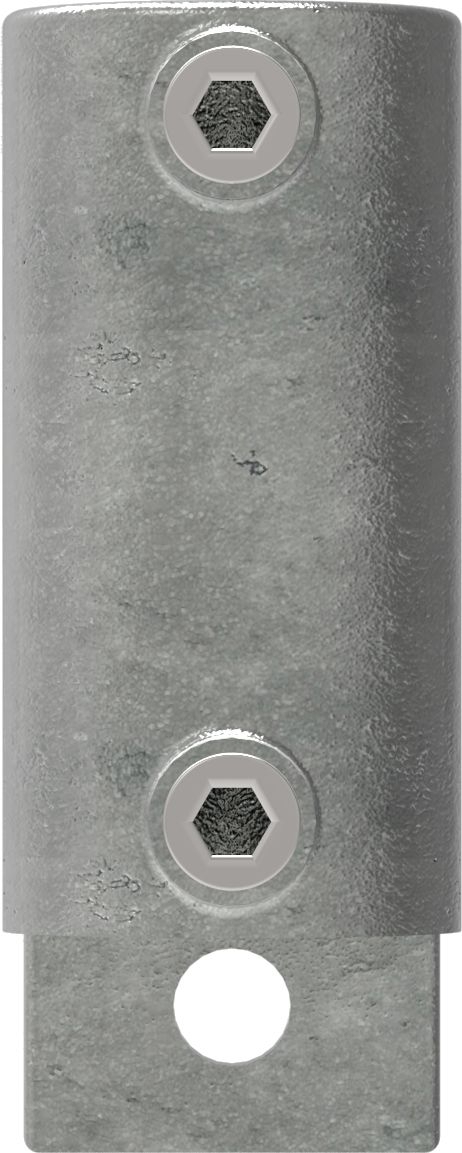 Rohrverbinder | Wandhalter Platte vertikal | 144D48 | 48,3 mm | 1 1/2" | Feuerverzinkt u. Elektrogalvanisiert