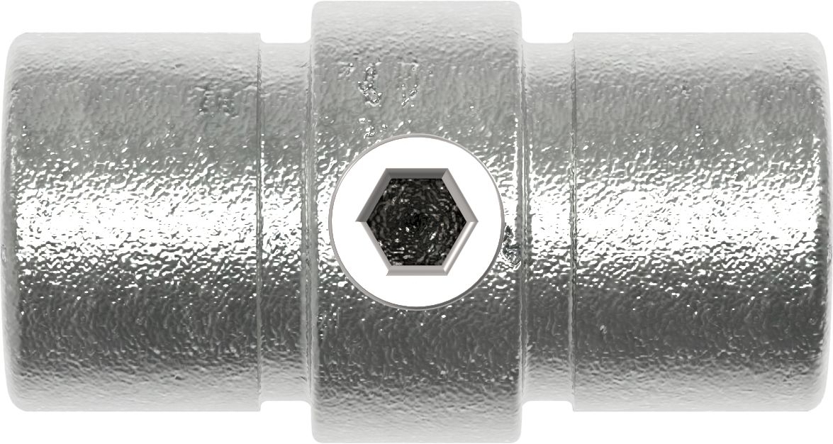 Rohrverbinder | Verbindungsstück innen | 150A27 | 26,9 mm | 3/4" | Feuerverzinkt u. Elektrogalvanisiert