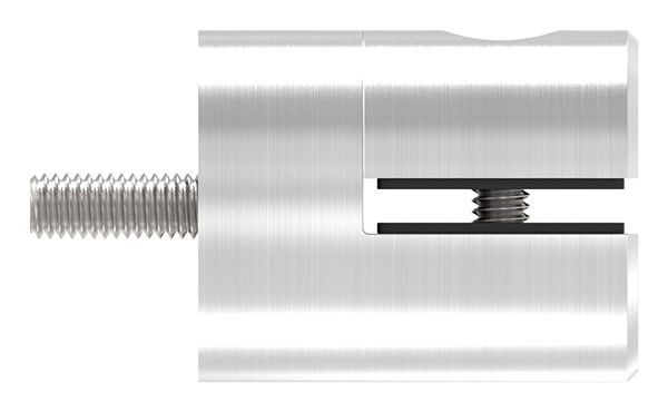 Blechhalter Ø 32 mm V2A flach/gerade