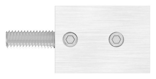 Querstabhalter Vierkant mit Borhung 12x12 mm und f