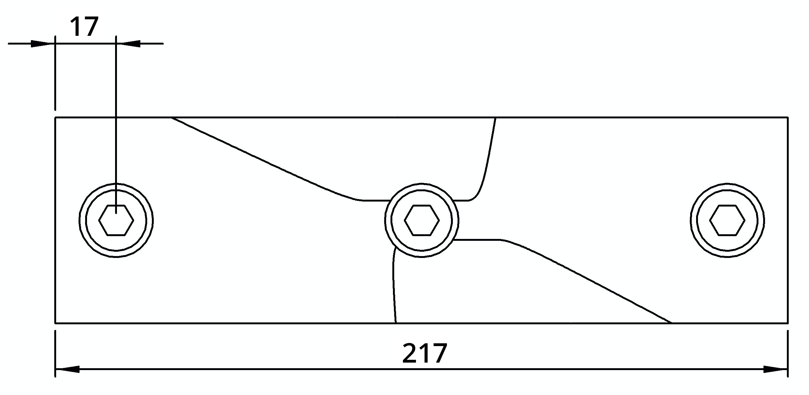 Rohrverbinder | Kreuzstück 30-45° | 130D48 | 48,3 mm | 1 1/2" | Feuerverzinkt u. Elektrogalvanisiert