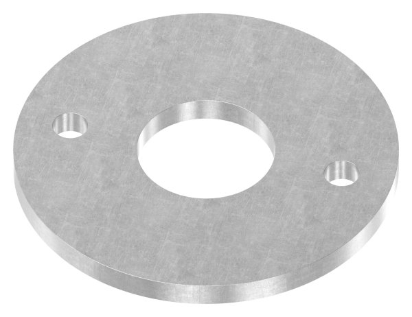 Ankerplatte 120x8 mm 3 Bohrungen |  Stahl roh