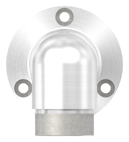 Wandhalterung 90° kurz, für Rundrohr Ø 42,4x2,0 mm V2A