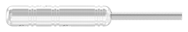 Gewindeterminal zur Selbstmontage | Für Seil: Ø 3 mm | mit Außengewinde |V2A