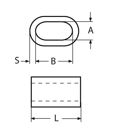 Pressklemme Aluminium | 1 mm | VPE: 500