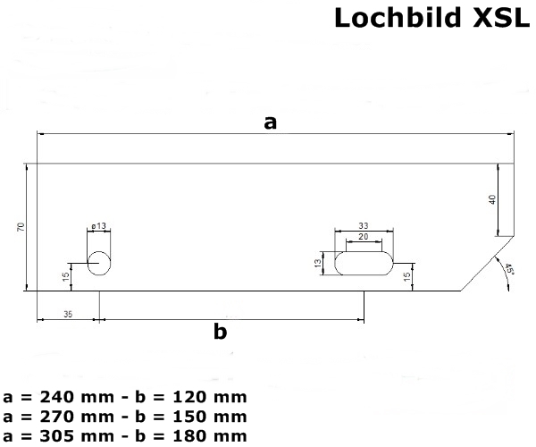 Gitterroststufe Treppenstufe | Maße: 800x270 mm 30/30 mm | V2A AISI304