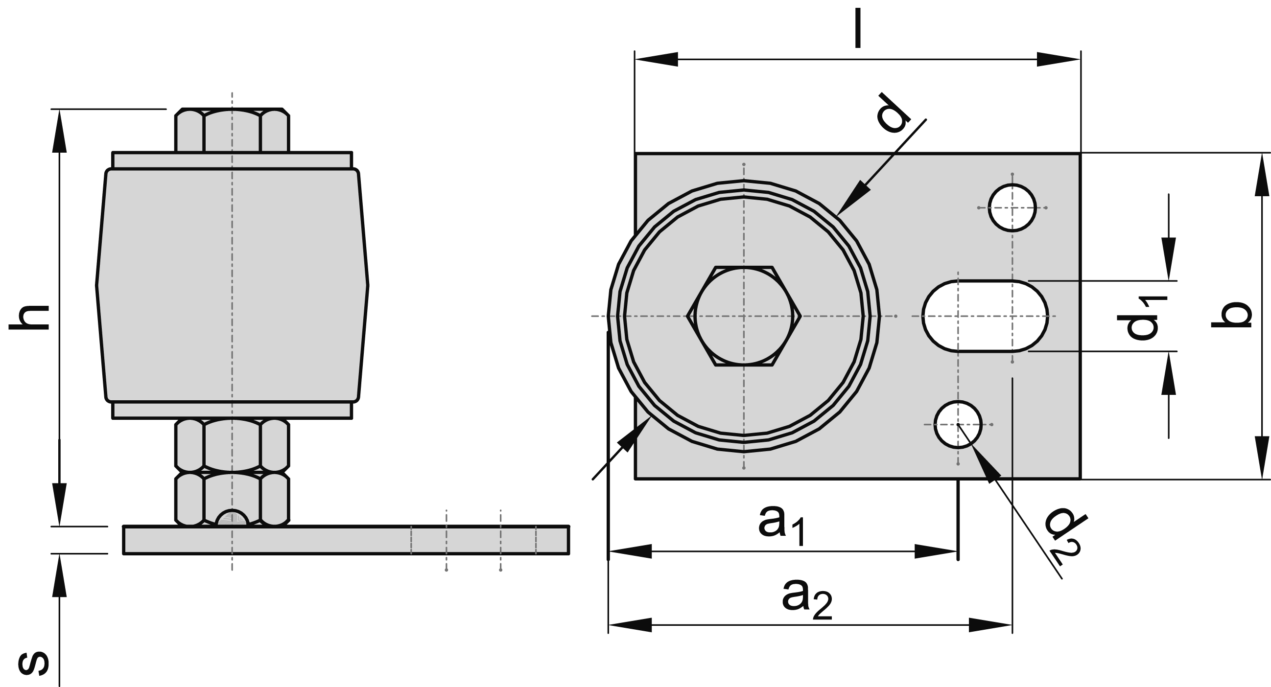 Aussenführungsrolle mit Platte Größe 50 MEA 10336650