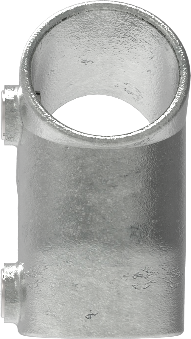 Rohrverbinder | T-Stück kurz 30-60° | 129B34 | 33,7 mm | 1" | Feuerverzinkt u. Elektrogalvanisiert
