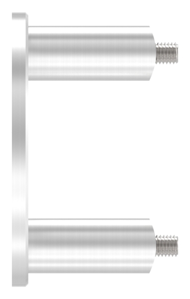 Wandbefestigung für Rundrohr Ø 42,4 mm V2A