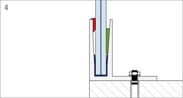 Alu-Profil | KOMPAKT | Länge: 6000 mm | seitliche Montage | Aluminium