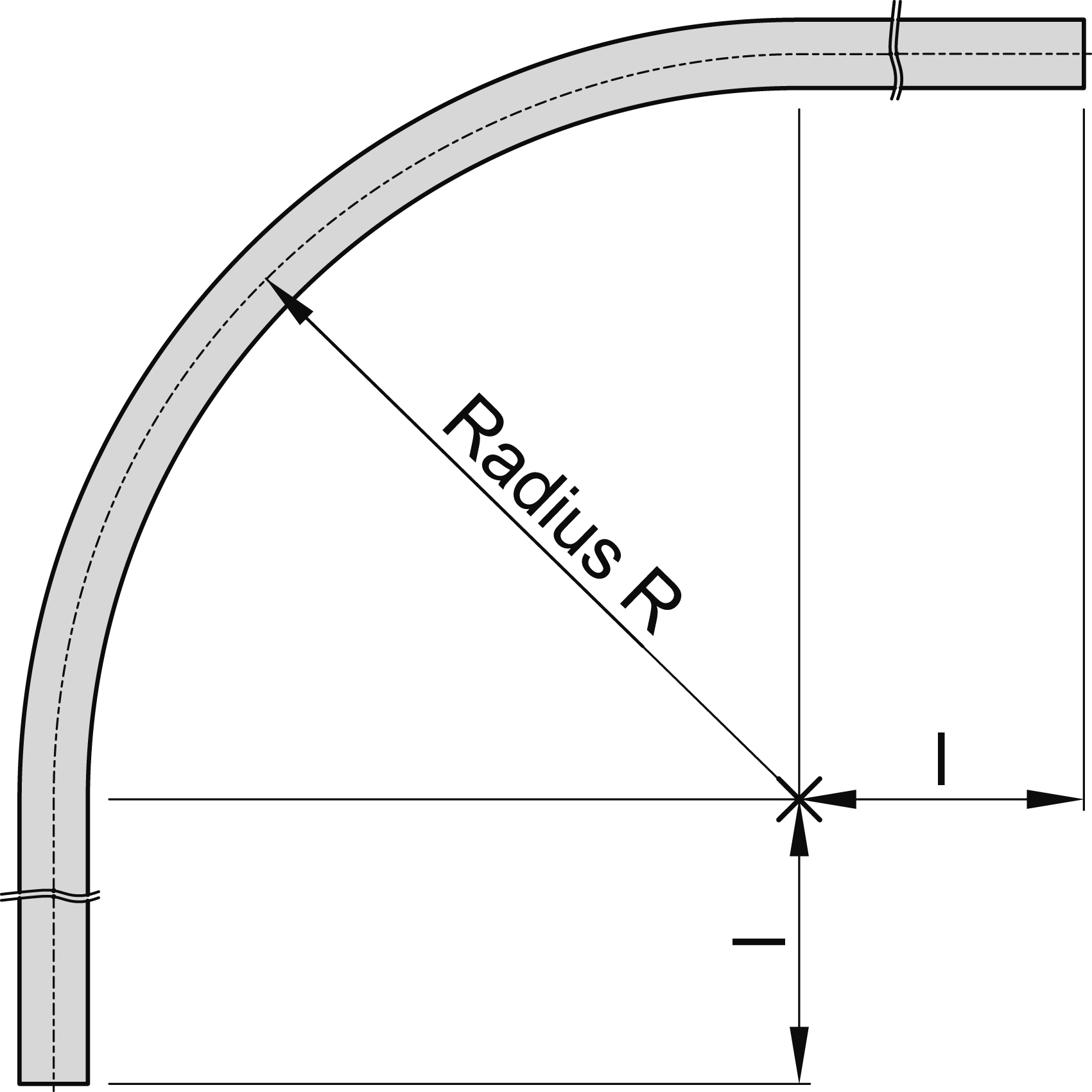 Laufrohr Bogenstück Größe 5 MEA 10337049