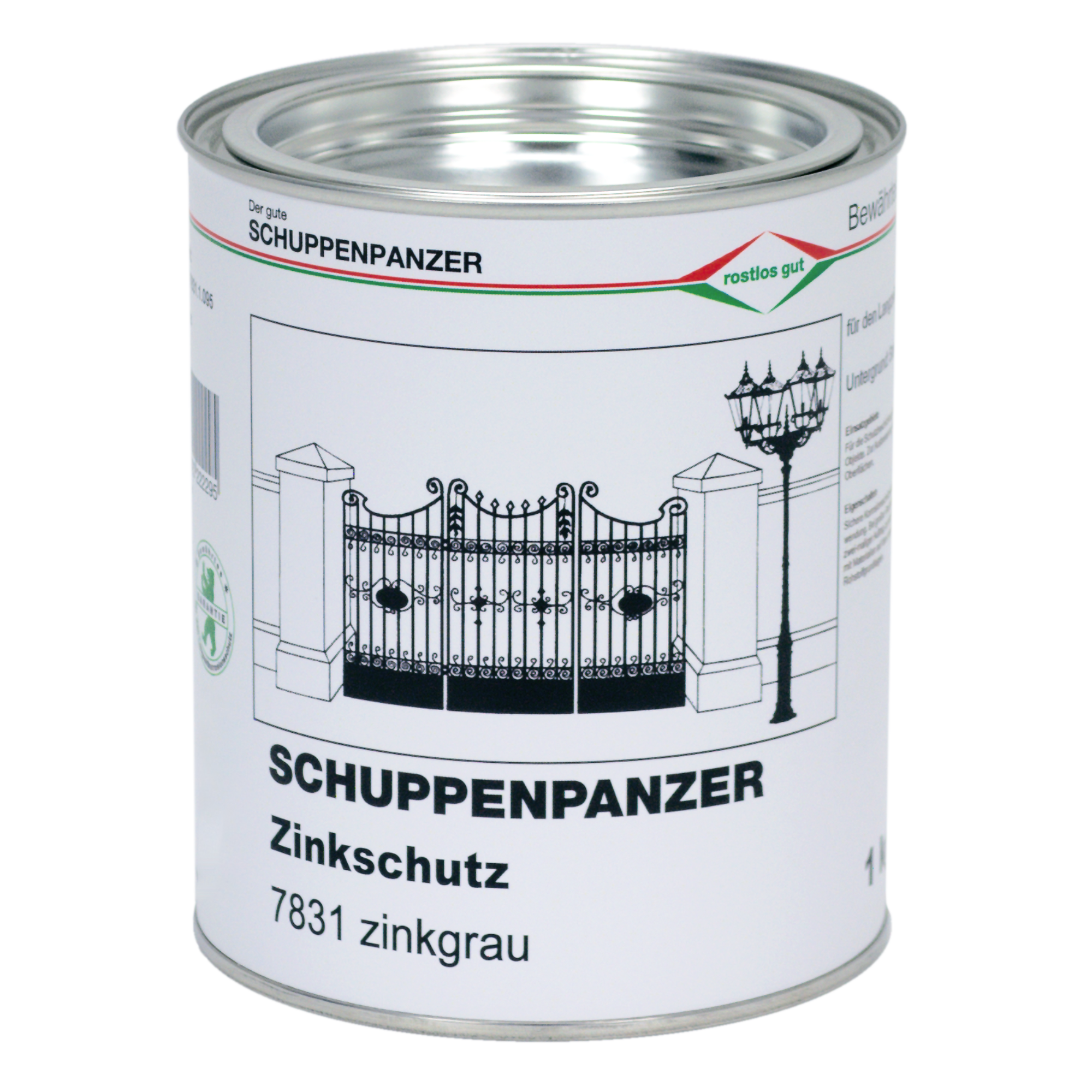 SCHUPPENPANZER-Zinkschutz 1 kg für Schuppenpanzer P