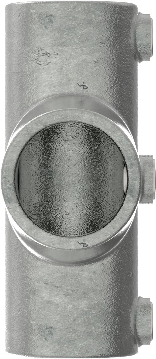 Rohrverbinder | T-Stück lang verstellbar 0-11° | 155C42 | 42,4 mm | 1 1/4" | Feuerverzinkt u. Elektrogalvanisiert