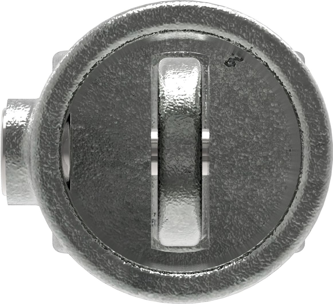 Rohrverbinder | Gelenkstück einfach | 173D48 | 48,3 mm | 1 1/2" | Feuerverzinkt u. Elektrogalvanisiert