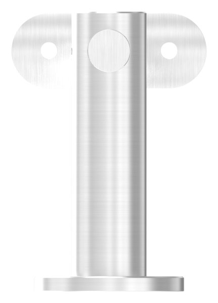 Handlaufhalter mit Halteplatte für Ø 42,4 mm V2A