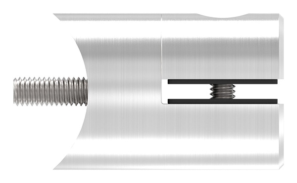 Blechhalter Ø 32 mm | Anschluss Ø 42,4 mm | V2A