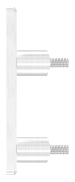 Wandbefestigung V2A für Rundrohr Ø 48,3 mm