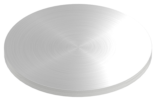 Ronde | Maße: Ø 150x8 mm | mit Rundschliff | V2A