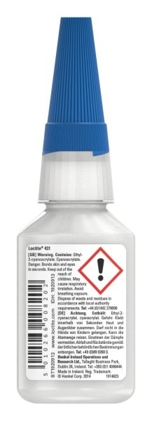 Loctite 431 Edelstahlkleber 20g Flasche