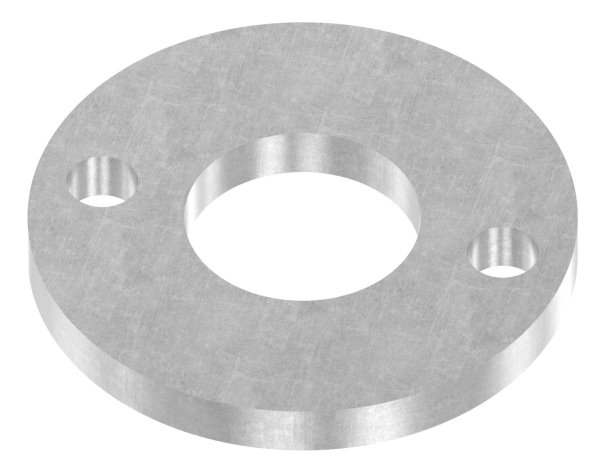 Ankerplatte 100x10 mm 3 Bohrungen |  Stahl roh