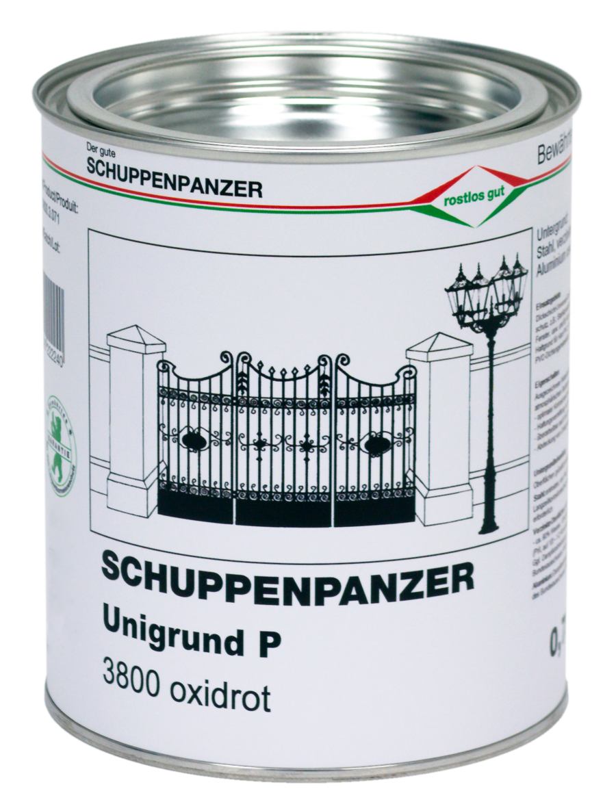 SCHUPPENPANZER-UNIGRUND-P 3800 oxidrot 750 ml