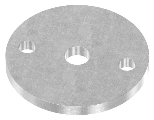 Ankerplatte 70x6 mm 3 Bohrungen |  Stahl roh