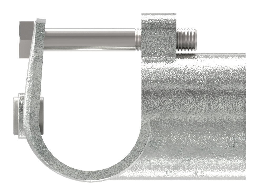 Rohrverbinder | T-Stück offen | 135E60 | 60,3 mm | 2" | Feuerverzinkt u. Elektrogalvanisiert
