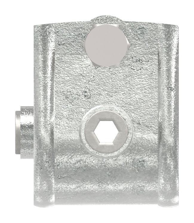 Rohrverbinder | T-Stück offen | 135D48 | 48,3 mm | 1 1/2" | Feuerverzinkt u. Elektrogalvanisiert