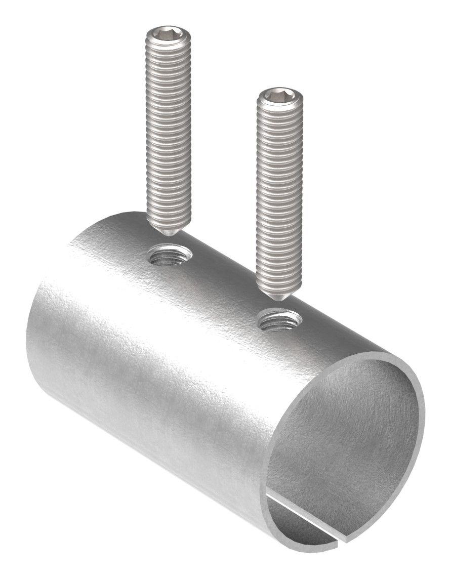 Verbindungshülse für Rundrohr Ø 42,4x2,6 mm V2A
