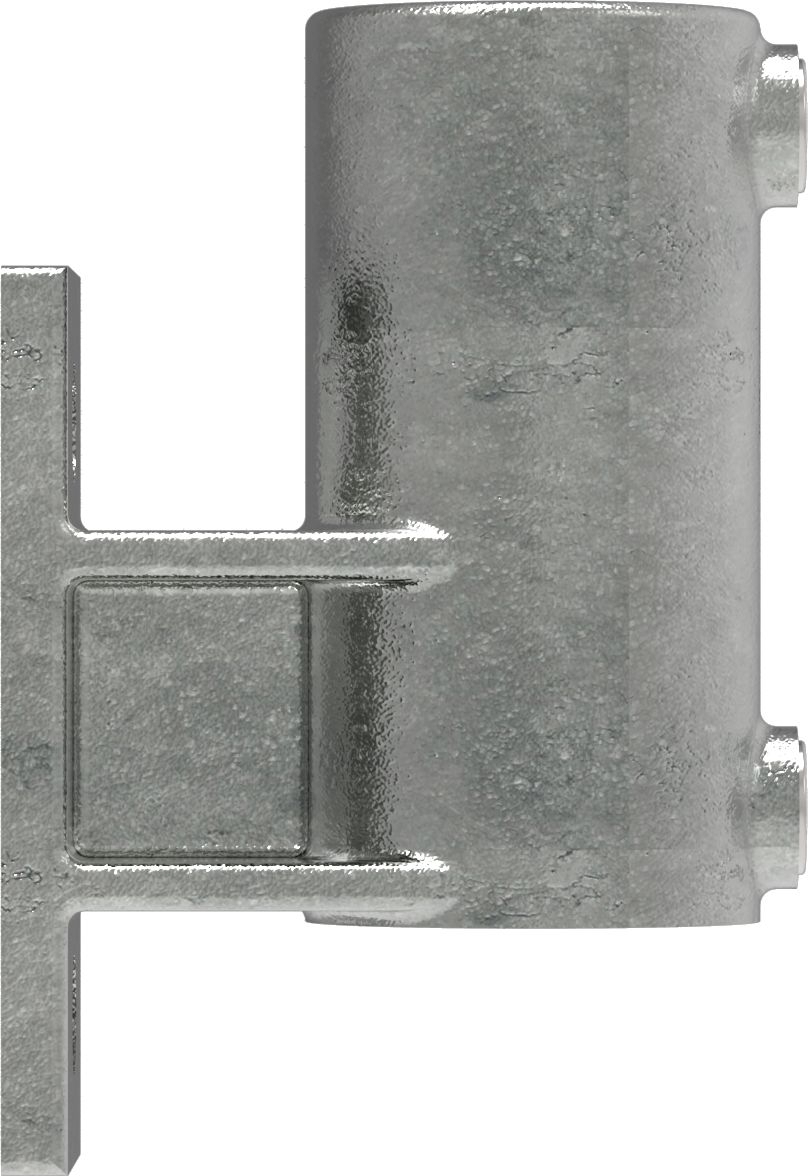 Rohrverbinder | Wandhalter Platte vertikal | 144B34 | 33,7 mm | 1" | Feuerverzinkt u. Elektrogalvanisiert