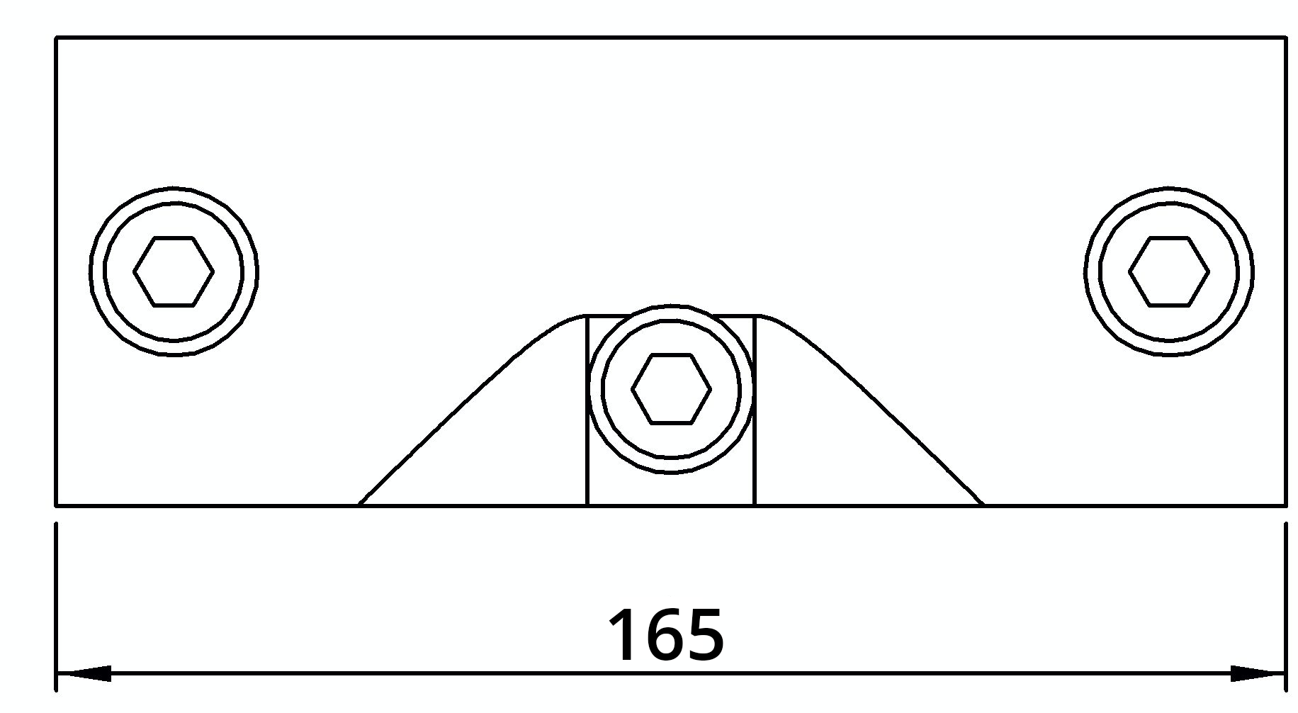 Rohrverbinder | T-Stück 30-45° | 127D48 | 48,3 mm | 1 1/2" | Feuerverzinkt u. Elektrogalvanisiert