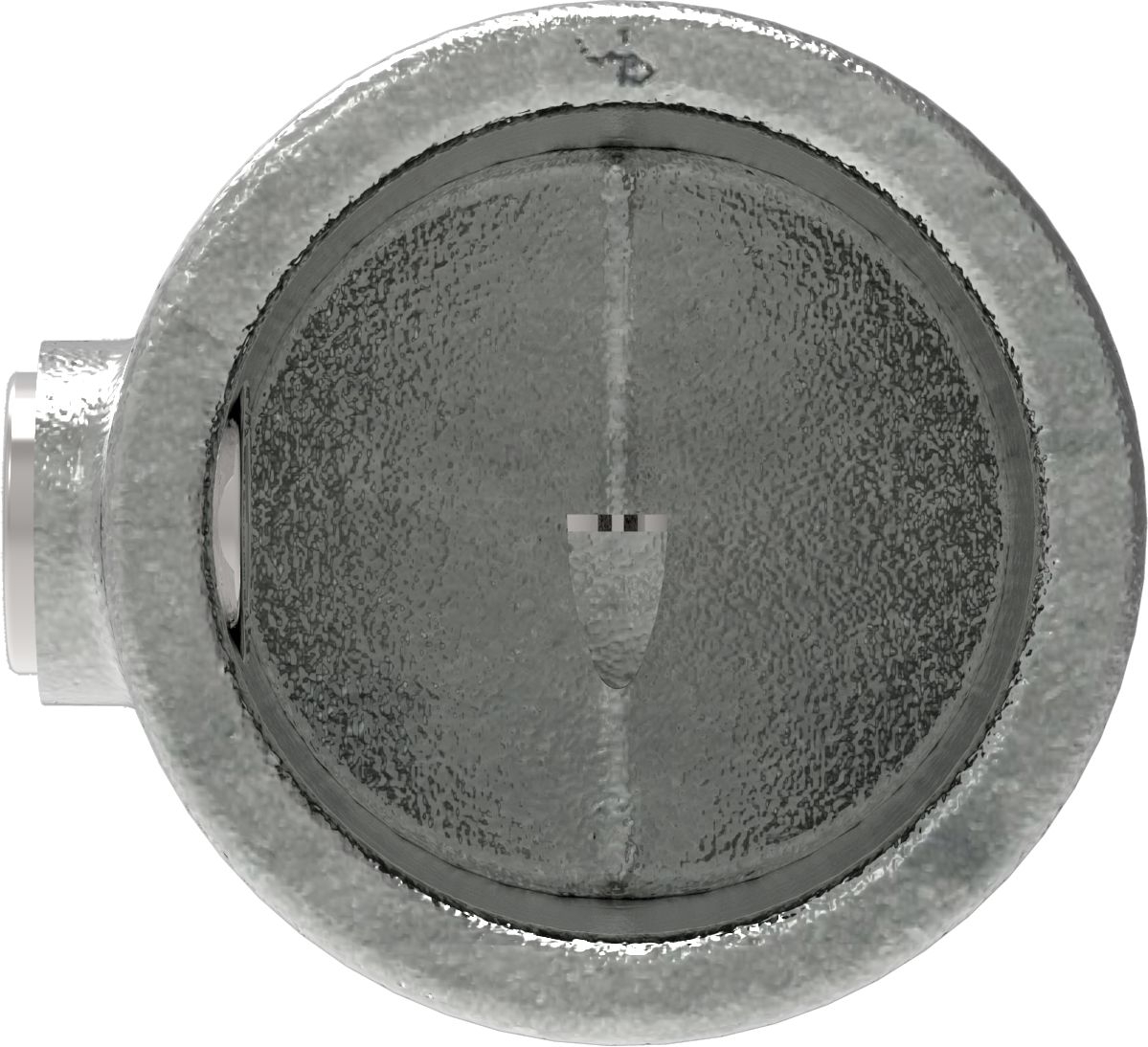 Rohrverbinder | Eckstück verstellbar | 125HC42 | 42,4 mm | 1 1/4" | Feuerverzinkt u. Elektrogalvanisiert