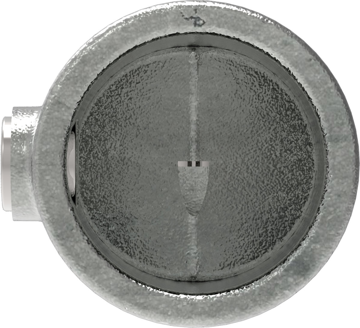 Rohrverbinder | Eckstück verstellbar | 125HB34 | 33,7 mm | 1" | Feuerverzinkt u. Elektrogalvanisiert