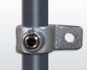 Rohrverbinder | Befestigungsring mit Flansch 1 Bohrung | 199A27 | 26,9 mm | 3/4" | Feuerverzinkt u. Elektrogalvanisiert
